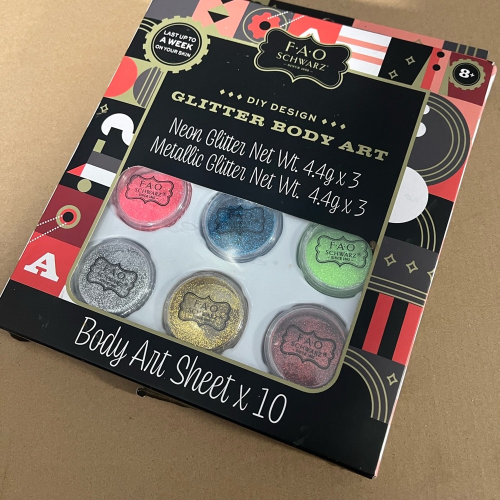 FAO Schwarz Creative Glitter Art Set